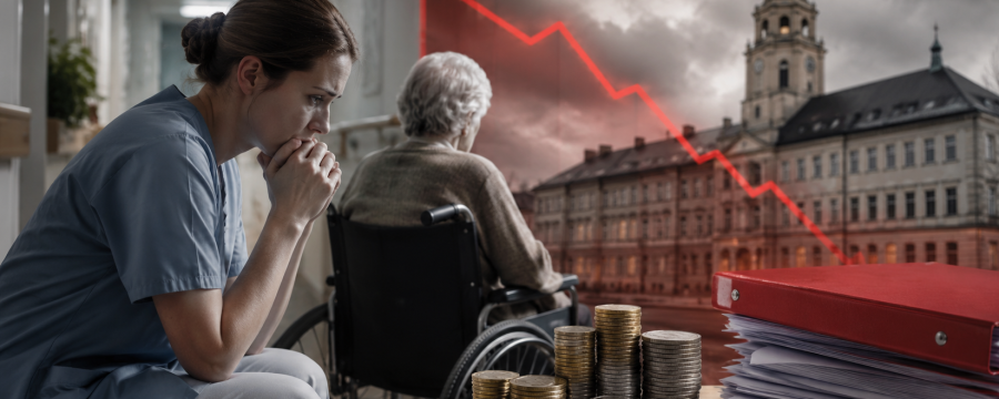Die Pflegeversicherung schreibt rote Zahlen. Gleichzeitig steigen die kommunal relevanten Ausgaben für die Hilfe zur Pflege kräftig: 2025 erreichten sie deutschlandweit sechs Milliarden Euro.