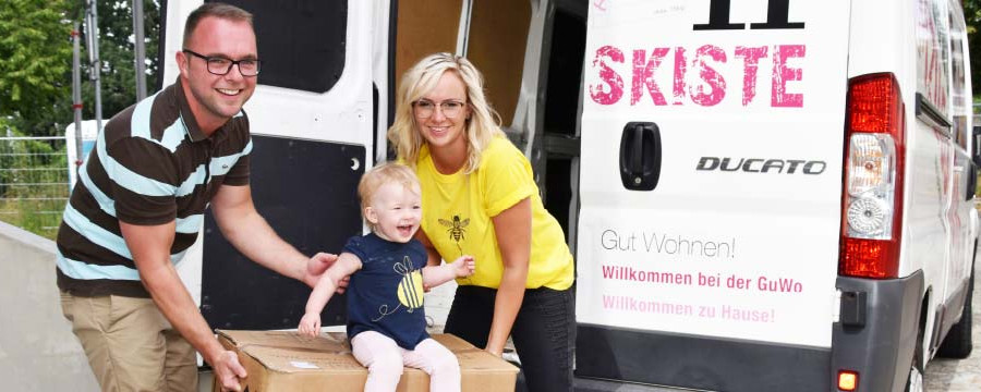 Familie packt aus: Probewohnen in Guben
