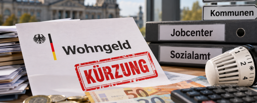 Wohngeldkürzung 2027: Die Bundesregierung will Milliarden einsparen. Rund 381.000 Haushalte könnten ihren Wohngeldanspruch verlieren. Für die Kommunen drohen zusätzliche Kosten durch mehr Grundsicherungsempfänger