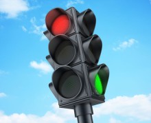 So sollte die Ampel aussehen - wenn sich nicht Ratten an ihr zu schaffen machen