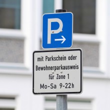 Anwohnerparkausweis Schild