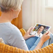 Videosprechstunde bei der Ärztin