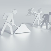 Baustellen überall: Aber der Investitionsstau bleibt gewaltig.