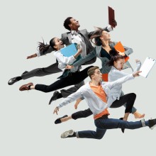 Mitarbeiter motiviert