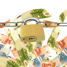Geld mit Schloss - Haushaltssperre