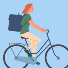 Ein Landkreis hat eine Aktion gestartet, damit mehr Menschen mit dem Rad zur Arbeit fahren