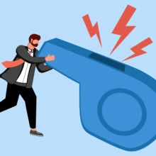 Symbolbild für Whistleblower