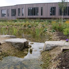 Klimapark vor Schule in Kalletal