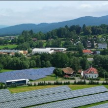 Photovoltaikanlage bei Waldmünchen im Landkreis Cham