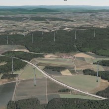 Hier werden sie stehen: die Windräder im größten bayerischen Windpark.