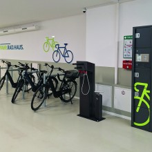 Im FAHR.RAD.HAUS in Meppen kann man sein Gefährt sicher abstellen.