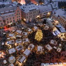 Drohnen über Weihnachtsmärkten 
