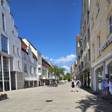 Innenstadt Fußgängerzone Ingolstadt