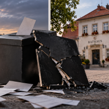 Historischer Einschnitt: Mit 4,9 Prozent verpasst die CDU in Mecklenburg-Vorpommern erstmals den Einzug in einen deutschen Landtag. "Das ist nicht nur eine Wahlniederlage sondern ein Symptom einer viel größeren Parteienkrise", meint Christian Erhardt-Maciejewski in seinem Leitartikel